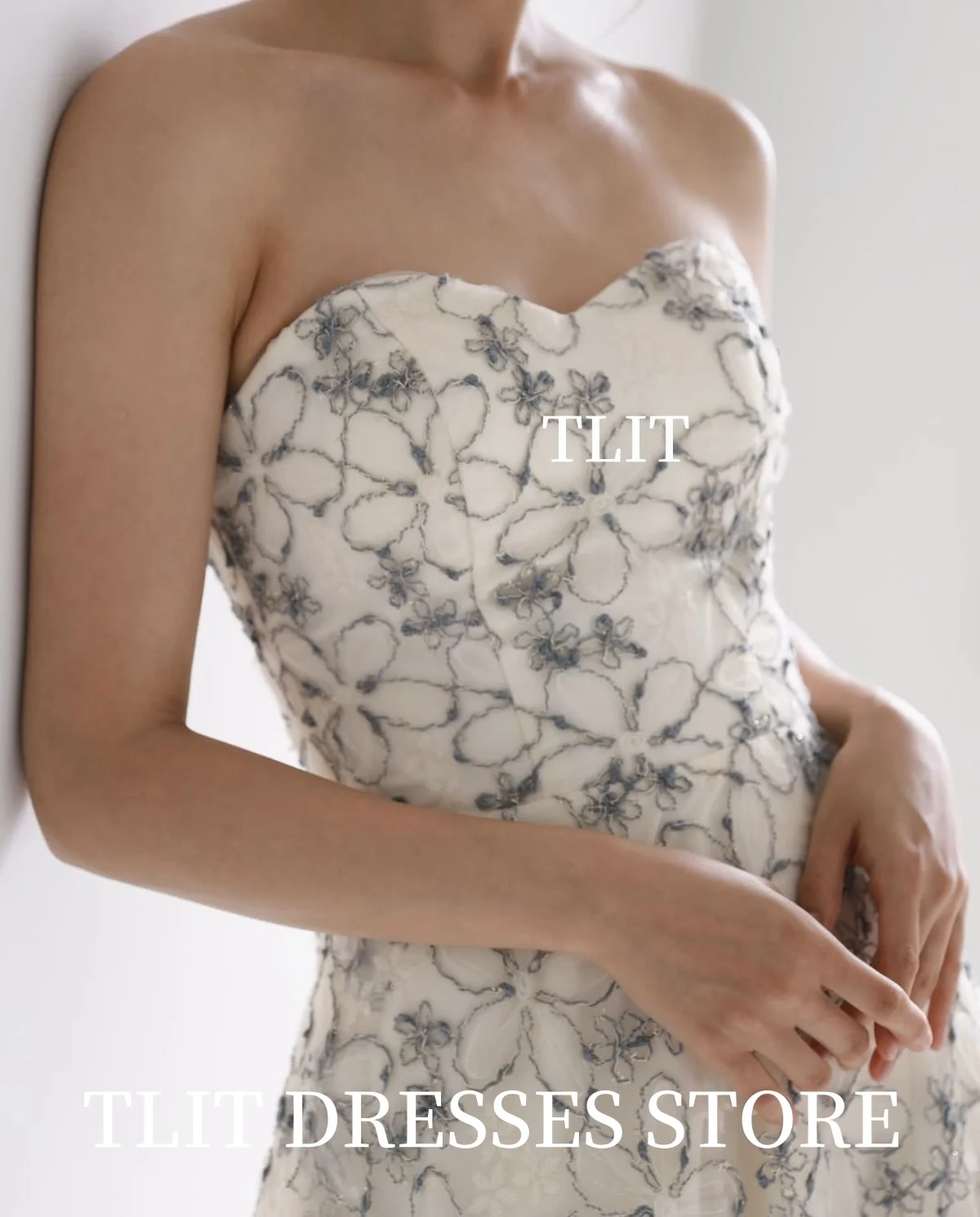 فساتين سهرة على شكل حرف a مزينة على شكل حرف a من TLIT للحفلات الراقصة على شكل قلب فساتين بطول الأرض مخصصة فساتين بوليرو طويلة