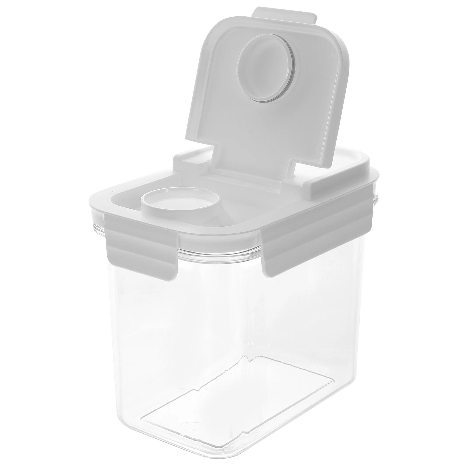 

Food Storage Containers Airtight Sealed Jars Pantry Wide Mouth Grain Canisters Clear Plastic Dry Fruits Tea Sugar Flour Long