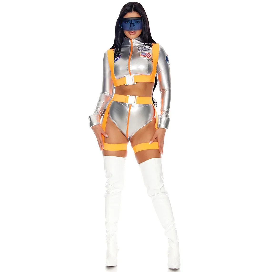Halloween Costumes Men And Women Astronaut Uniforms Wandering Earth COS Space Suit Costume One-piece Uniform For Adults