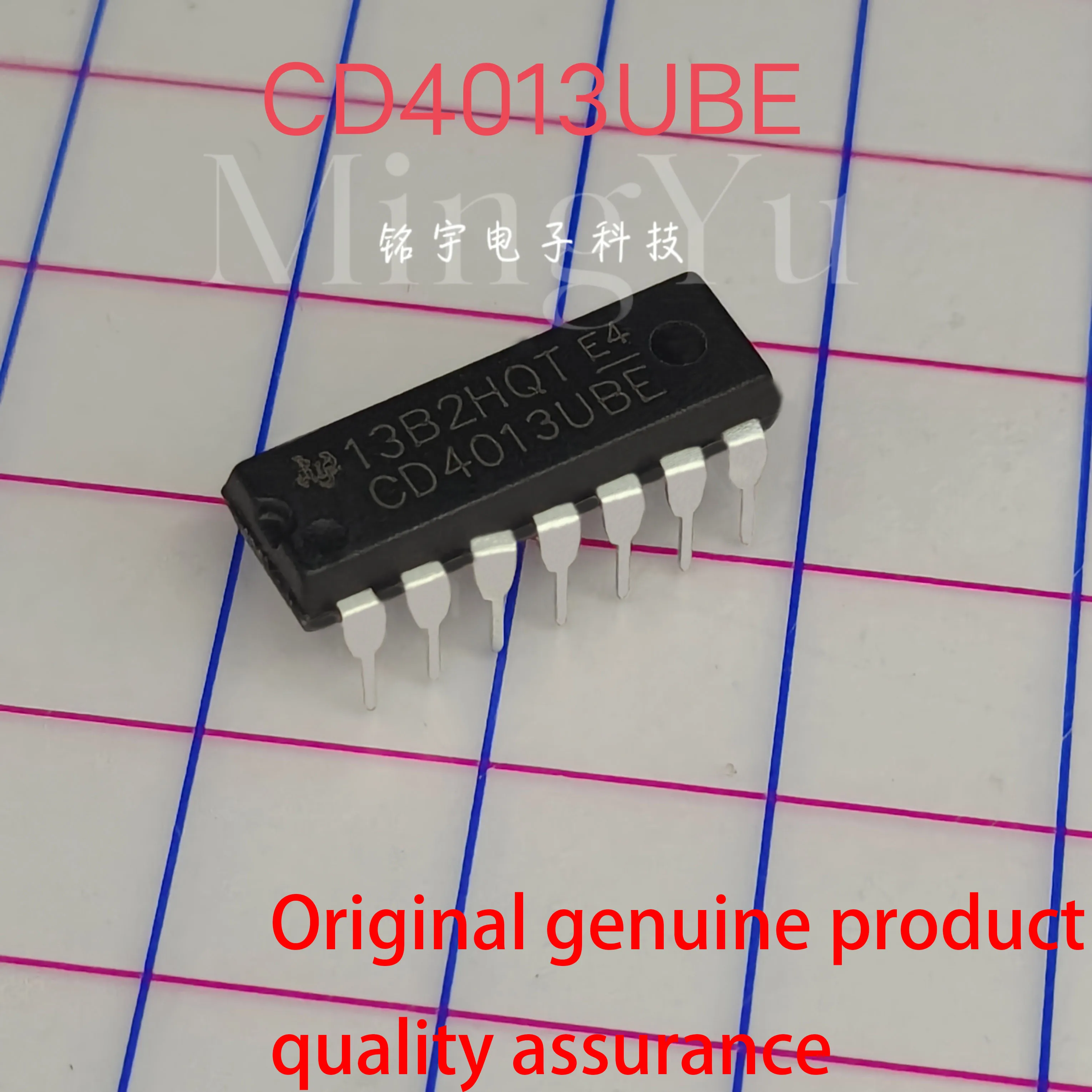 1-10PCS 100% brand new CD4013 CD4013UBE Original and authentic products encapsulation:DIP14
