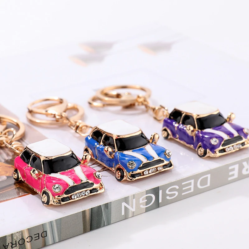 Car Keychain Metal Creative Personalised decorative pendant For MINI ONE COOPER S JCW R55 R56  R61 F54 F55 F56 F57 Countryman