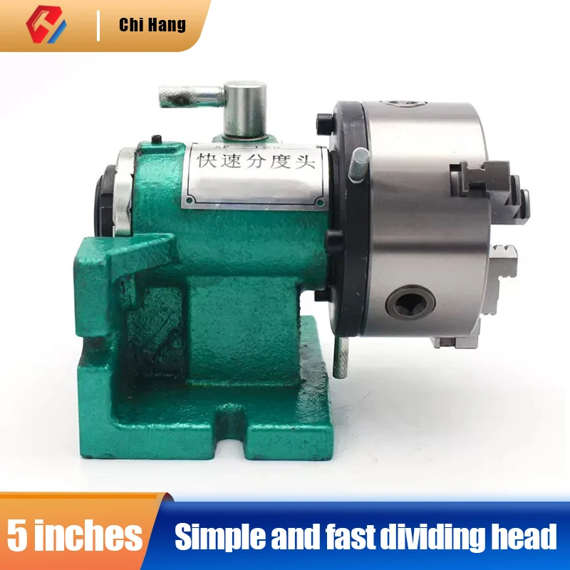 Simple Dividing Head Milling Machine Small Universal Drilling Machine Vertical and Horizontal Dual-purpose Indexing Plate