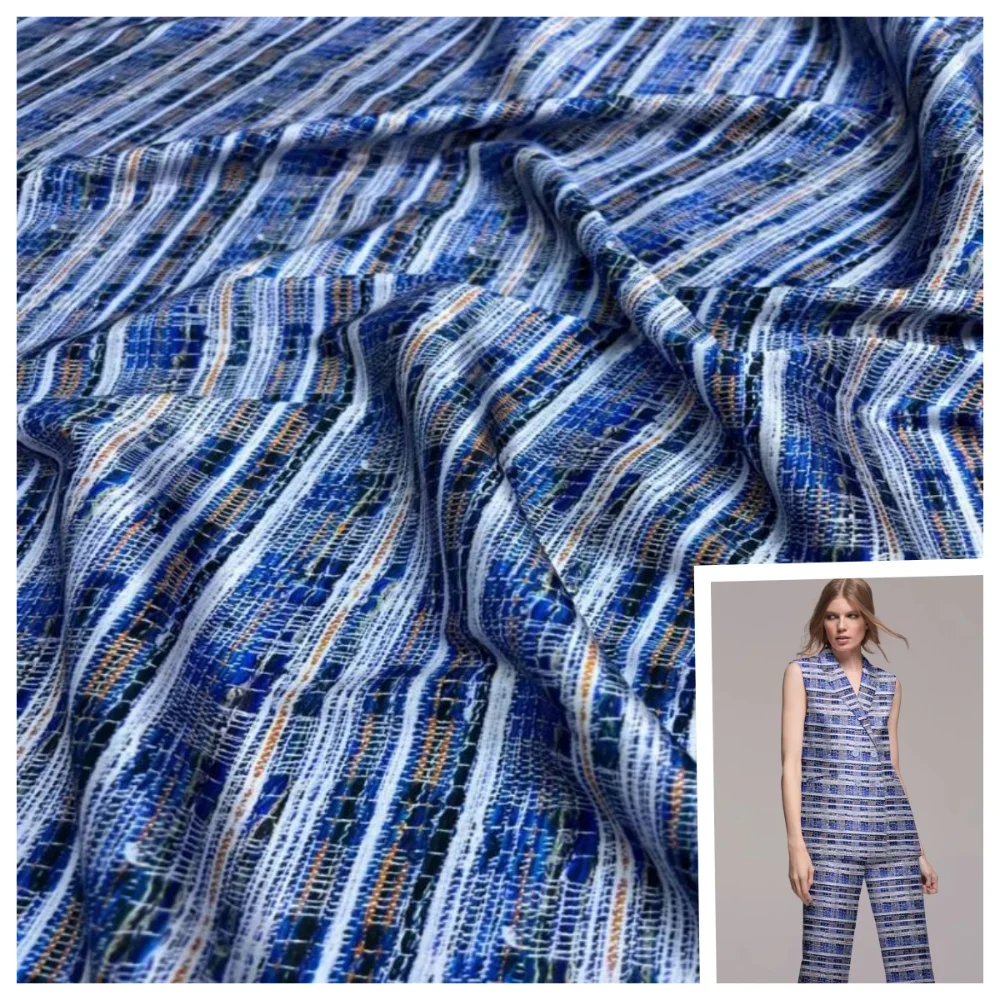 

Silk Stretch Twill Fabric Brand Fashion Design Suit Shirt Clothing Material for Sewing Per Meter Wholesale