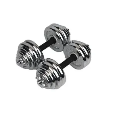 Eco-friendly Metal Unisex adjustable dumbbell polished dumbbell set