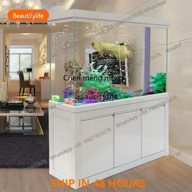 

Dragon Fish Tank Super White Glass 1.2 M Medium and Large Ecological No Change Aquarium Bottom Filter H