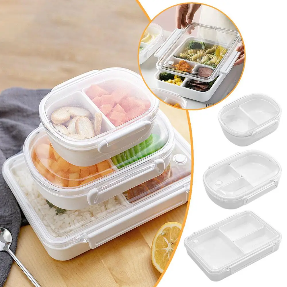 Lunch Box Portable Bento Box With Compartment Picnic Bento Box Fruit Container Microwave Oven Dinnerware for Student L8Y0
