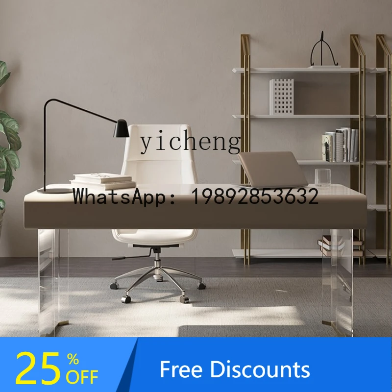 

F1 акриловый подвесной письменный стол, современный простой кабинет, дом, небольшая квартира, компьютерный стол