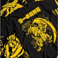 Trend Summer 2025 Cosplay Neutral Black and White Winged Dragon of Ra T-shirt Yu Gi Oh Anime Legend Dragon Yami Marik Gift Shirt