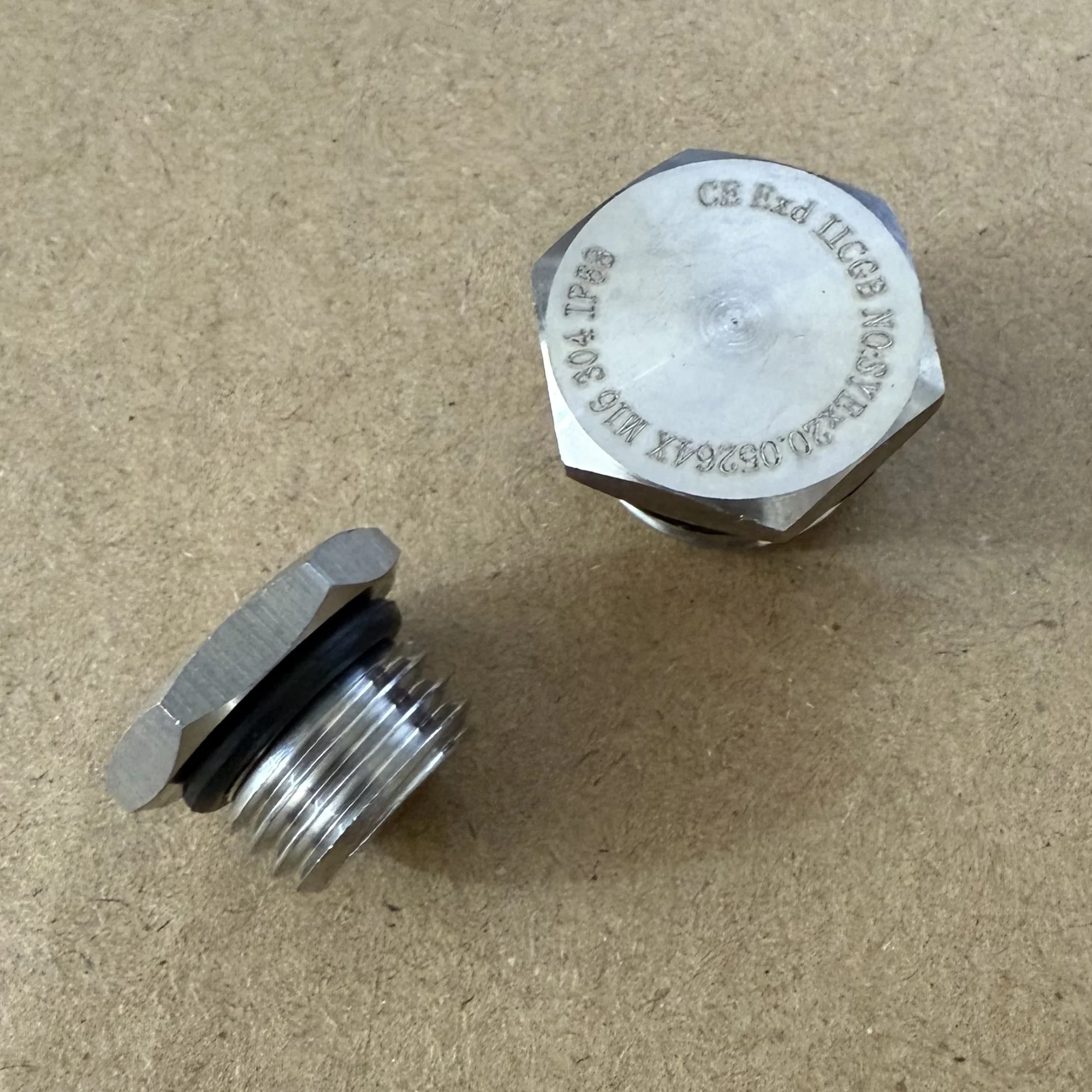 M12 M14 M16 M18 M20 M22 M25 M27 M30 Metric Male Thread 304 Stainless Steel Hex Head Pipe Plug Fitting End Cap Screw Plug