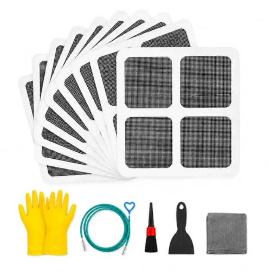 

No-Touch Disposable Drain Hair Catcher Stickers [10 Pack] — Peel and Stick Shower and Bathtub Drain Cover, Mess-Free Hair Remov
