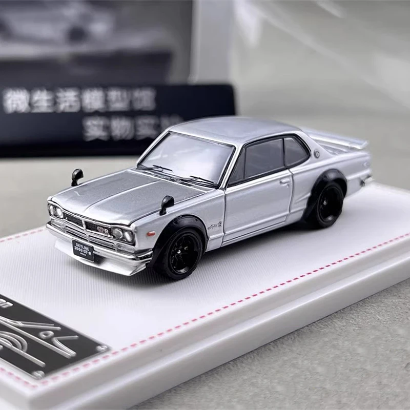 

Масштабная модель автомобиля 1:64 2000GT-R KPGC10 из сплава, статическая, коллекционная, для демонстрации, игрушка, подарок, сувенир, украшение