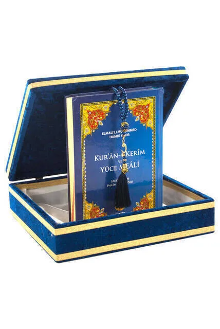 

IQRAH Mother's Day Gift Velvet Boxed Quran and Pearl Rosary Set