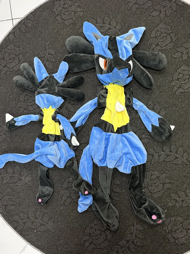 35-70cm Pluszowe zabawki Pokemon Lucario, nie wypełnione, skórzane pokrowce, duże pluszowe figurki z kreskówek, półfabrykaty, prezenty dla dzieci na Boże Narodzenie — 2