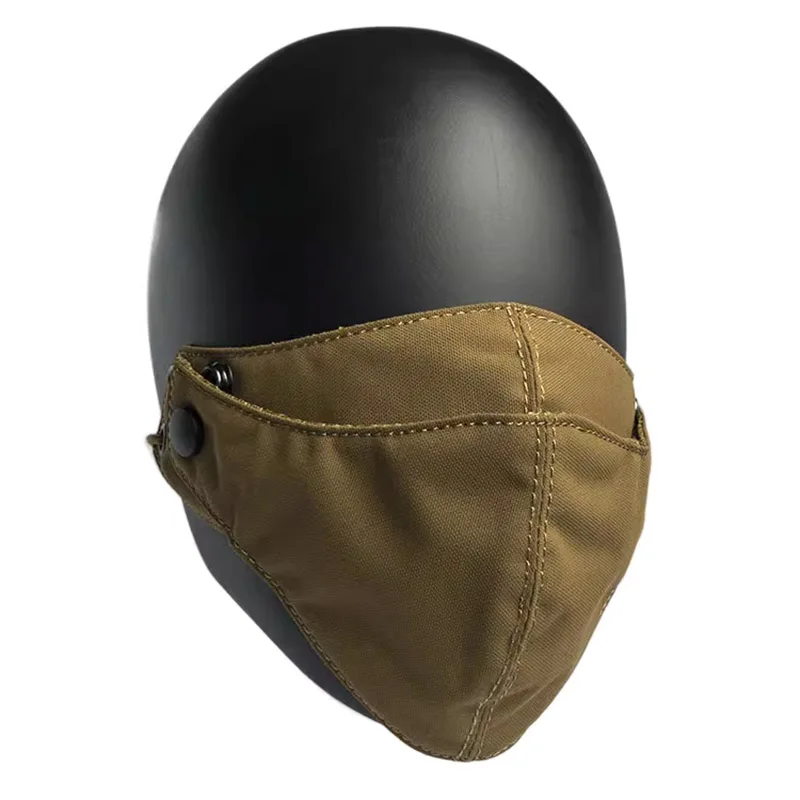 Multicolor outdoor tactical face mask for cycling, double-layer tactical real-life CS mask