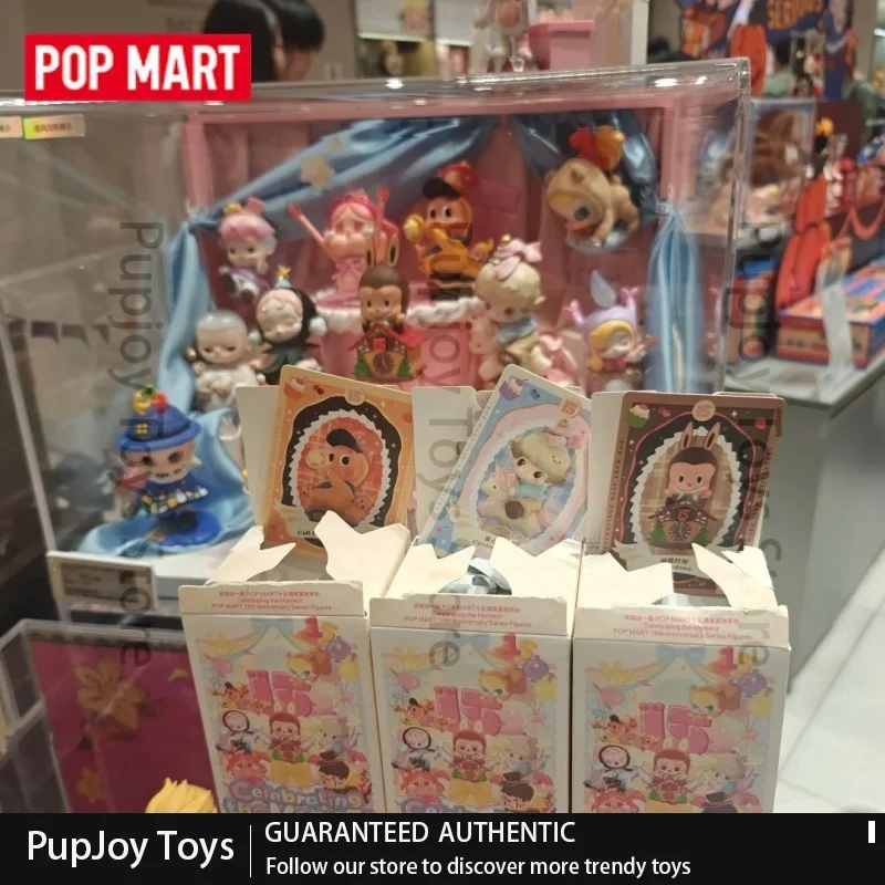 Genuine Pop Mart Celebrating The Moment 15th Anniversary Series Blind Box Figurine Collection Souvenir Gift Ornament Mystery Box view 6