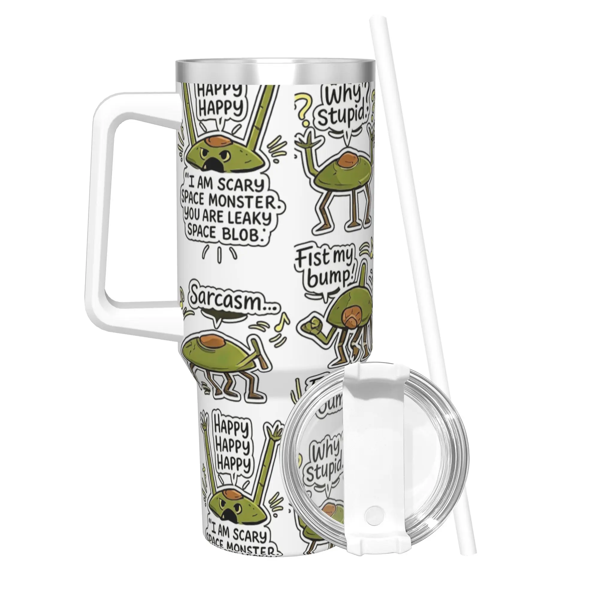 Stainless Steel Tumbler Rockys Project Hail Mary Funny Coffee Mug Heat Preservation Hot Drinks Car Mugs Driving Water Bottle