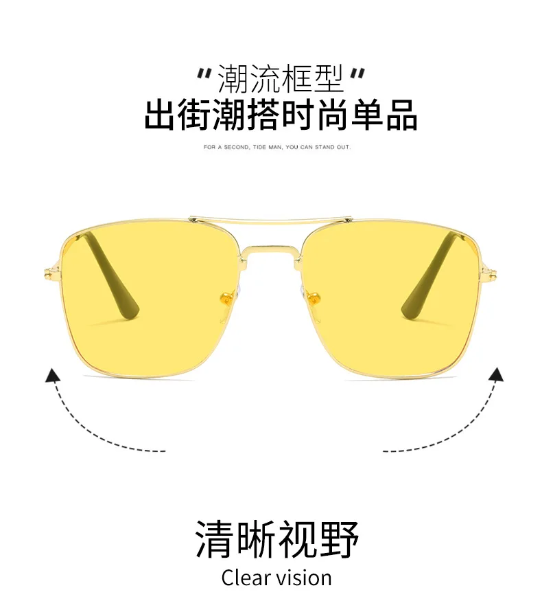 Quadratische Sonnenbrille Männer Vintage Metall Sonnenbrille für Frauen Luxusmarke Brille Sonnenbrille Damen Sonnenbrille für weibliche männliche antike – Detail 2