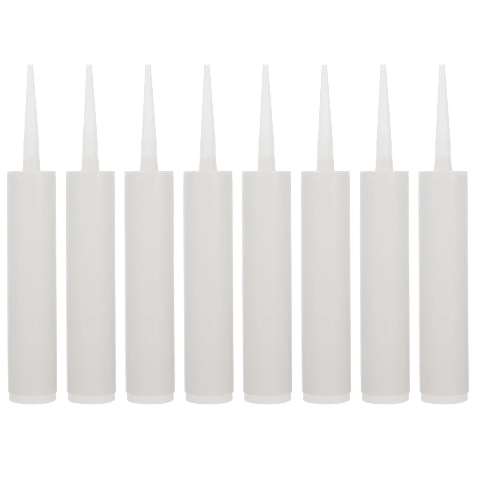 

8 set Empty Glass Glue Tubes 8 Sets Plastic Caulk Tube Refillable Sealant Application For Kitchen Bathroom Window Crack