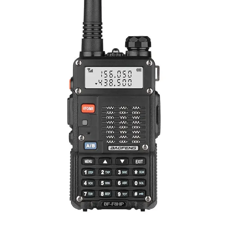 Baofeng F8H Walkie Talkie klawiatura ekranowa 8W trzy moc VHF UHF zewnętrzna bezprzewodowa szynka Radio dla amatorów komunikacji