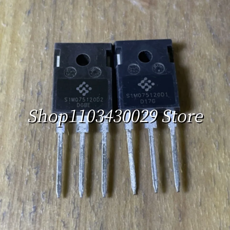 

5Pcs New Original S1M075120D1 S1M075120D2 TO-247 44A 1200V Silicon Carbide Power MOSFET 75mΩ