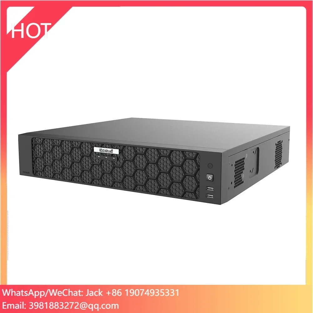 

JideTech NVR 32CH Input and Output Network Video Recorder Ultra 265/H.265/H.264 2 VGA Up To 32MP Resolution Recording