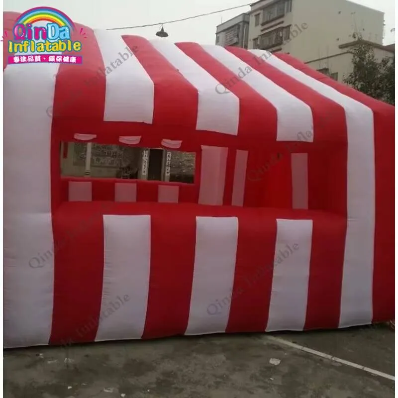 4*4*3M Inflatable Colorful Bouncer House, Inflatable Christmas Booth Tent For Promotion