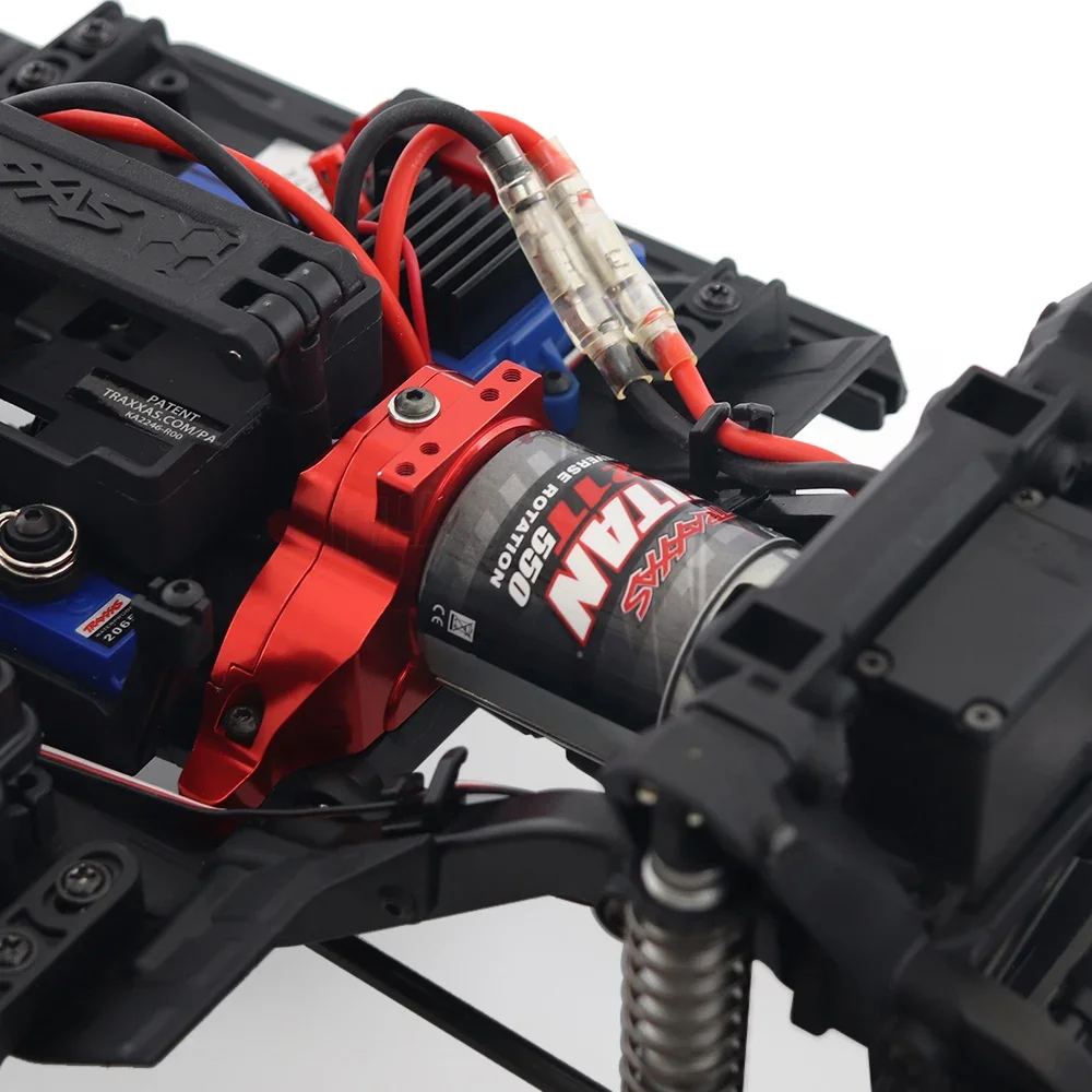 Aluminum Alloy TRX4 Motor Mount Gear Cover Heat Sink for 1/10 RC Crawler TRX-4 Defender Bronco #8290