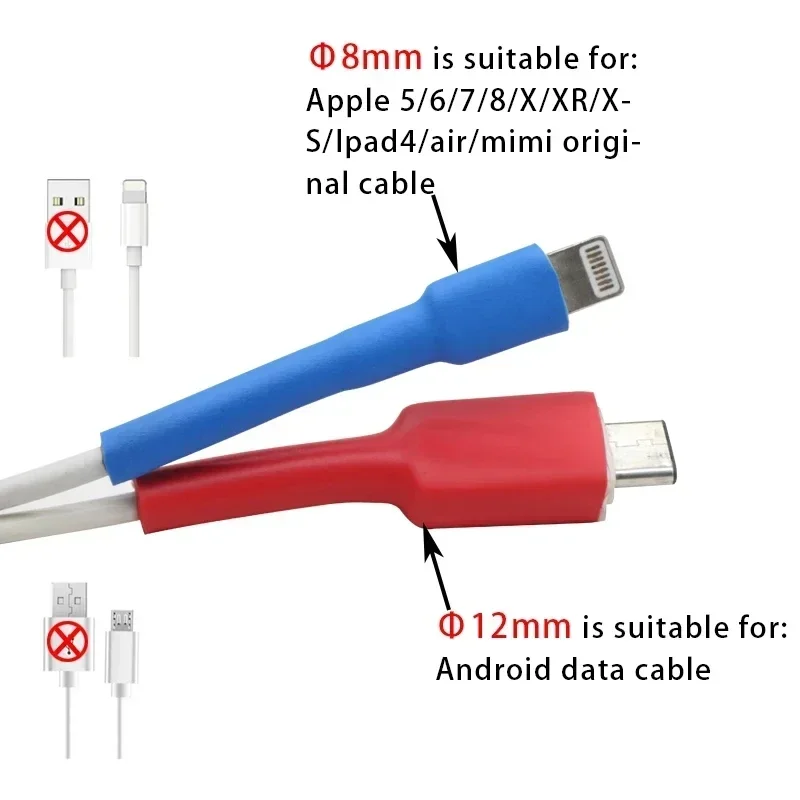 Red 4:1 Heat Shrink Tube With Glue Diameter 4/6/8/12~52mm Dual Wall Thermoretractile Tube ﻿Cable Shrink Wrap Sleeving 1~50meters