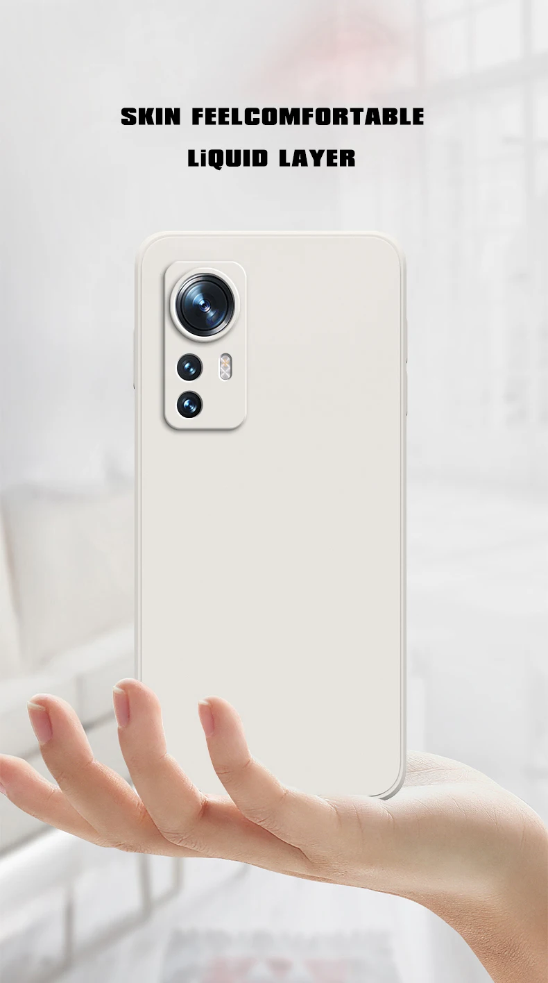 Luxuriöse Hülle für Xiaomi Redmi Note 12s 4G, ultraweich, quadratisch, flüssiges Silikon, Fundas Redmi Note12s Note 12s 4G, quadratische Hülle – Detail 3