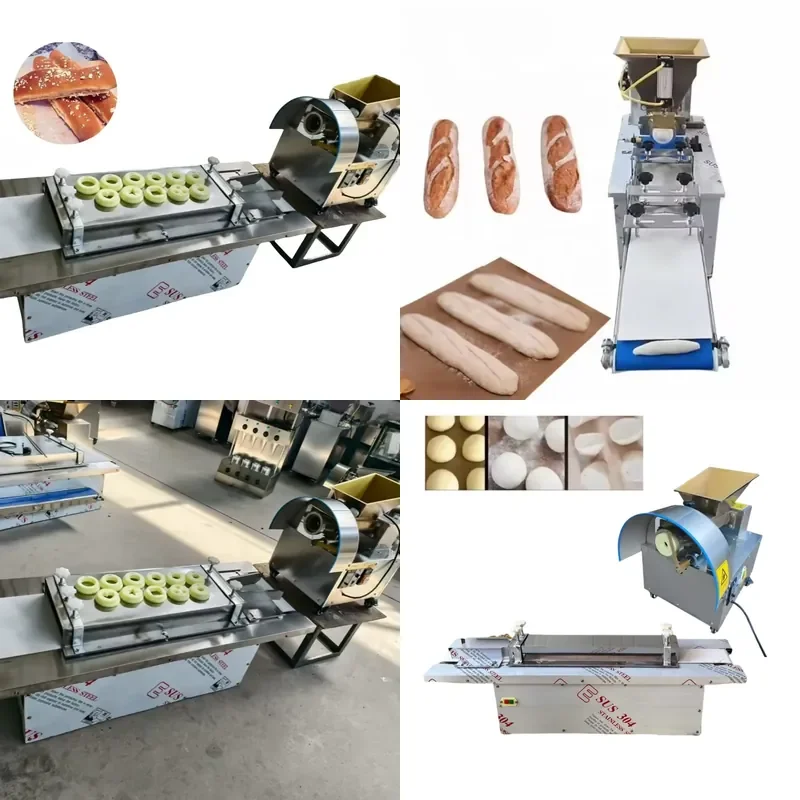 Automatic French Bread Making Machine Baguette Moulder Shaping Roller for Bakery Dough Forming Equipment