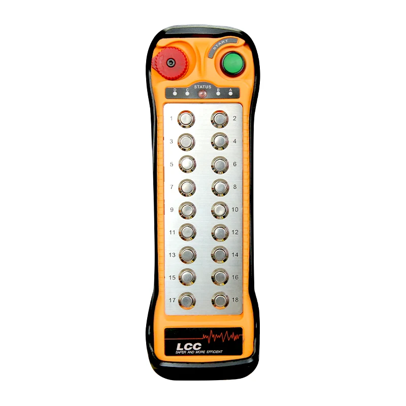 Q1800 Single Speed 18 Button Industrial Wireless Crane Switch Radio Remote Control IP65