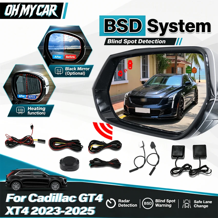 Auto BSD Blind Spot Monitoring Warning System Rear Radar Sensor Module For Cadillac GT4 XT4 2023 2024 2025 Blind Spot Detection