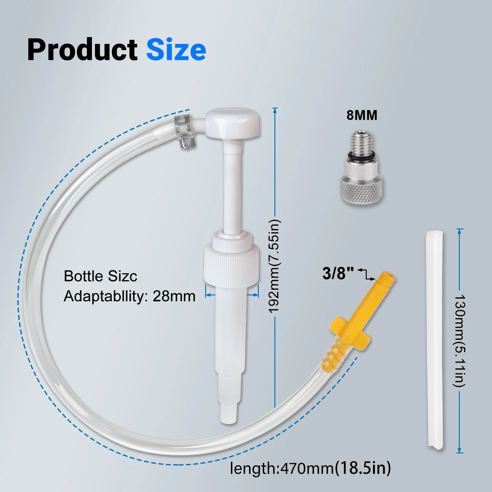 Marine Gear Lube Pump Lower Unit for Standard Quart Bottles Fit All Mercury Outboard Oil Suction Pump Head Outboard Motor