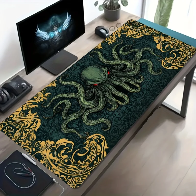 CIFBUY Extra-Large Gaming Mouse Pad  Anti-Slip Rubber Base Large Desk Mat Office Computer Decor Stain-Resistant Gamer Gift