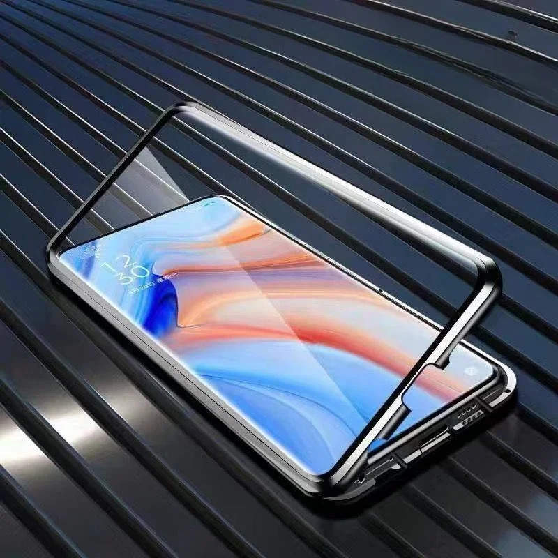 Double-sided Glass Phone Case for Vivo Y300 Pro Magnetic Anti Peeping Case 360° Full Protection For Vivo Y300Pro Cover image 2