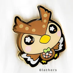 Animal Villager & Character Enamel Pin-owl