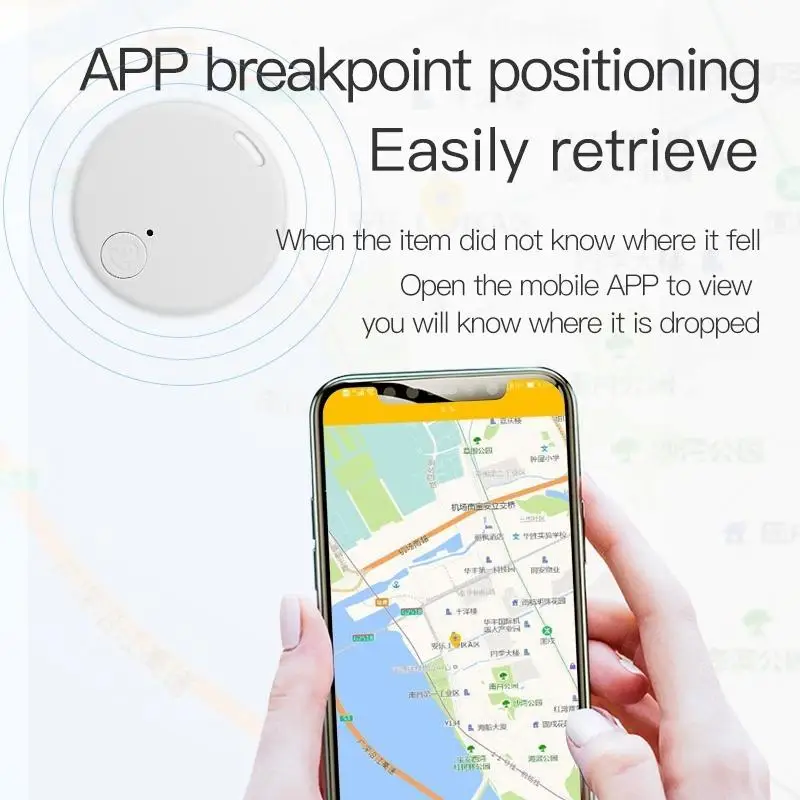 스마트 미니 GPS 트래커 키 키즈 카 파인더 애완동물 위치 추적기 블루투스 트래커 장치 분실 방지 알림 장치 위치 추적기 액세서리 썸네일 5