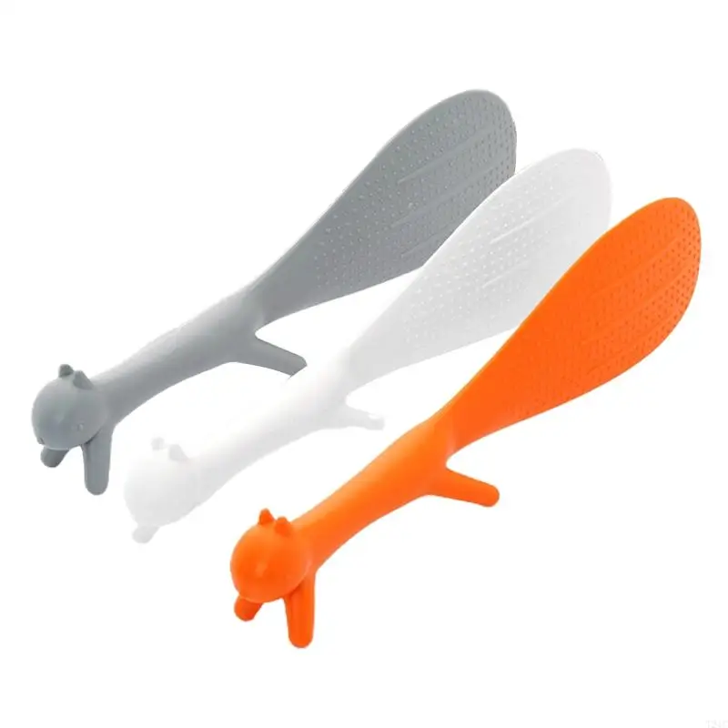 

T21C Lovely Standing Spoon Household Save Space Durable Novelty Looking Strong Practicality Gift