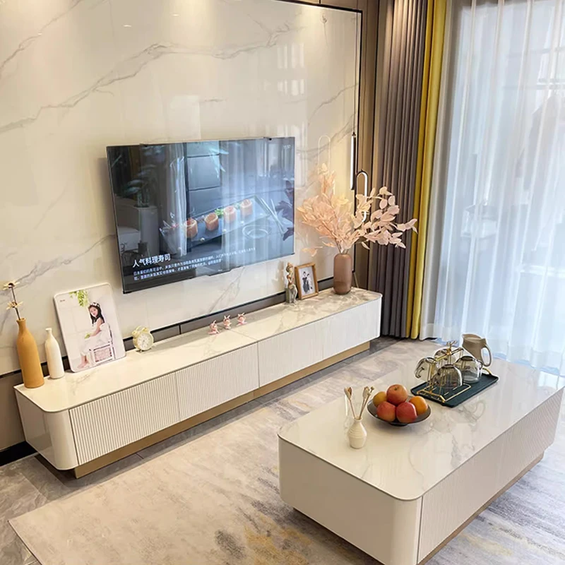 -For Luxury Design Tv Brackets Modern Minimalist Tv Stand Aesthetic Elegant Mueble Flotante Pared Tv Living Room Furniture&