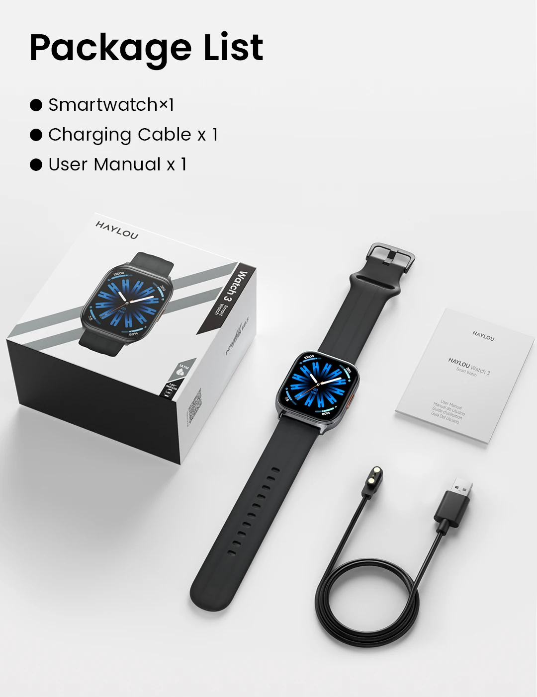 - Haylou Watch 3