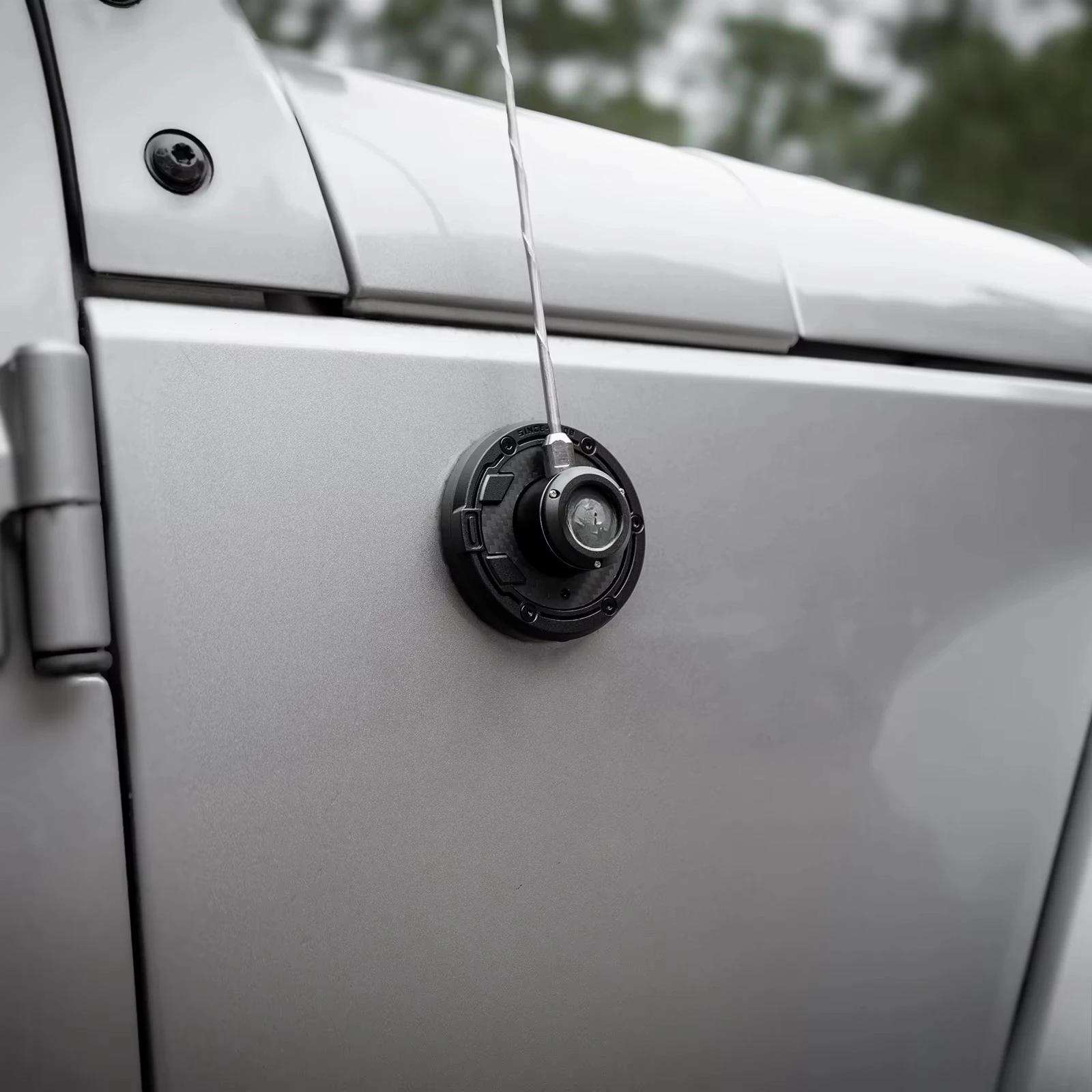 Lantsun OMU004 Car Antenna Base Decorative Cover Air Bottom Cover External Parts Wrangler JK JL Auto Parts