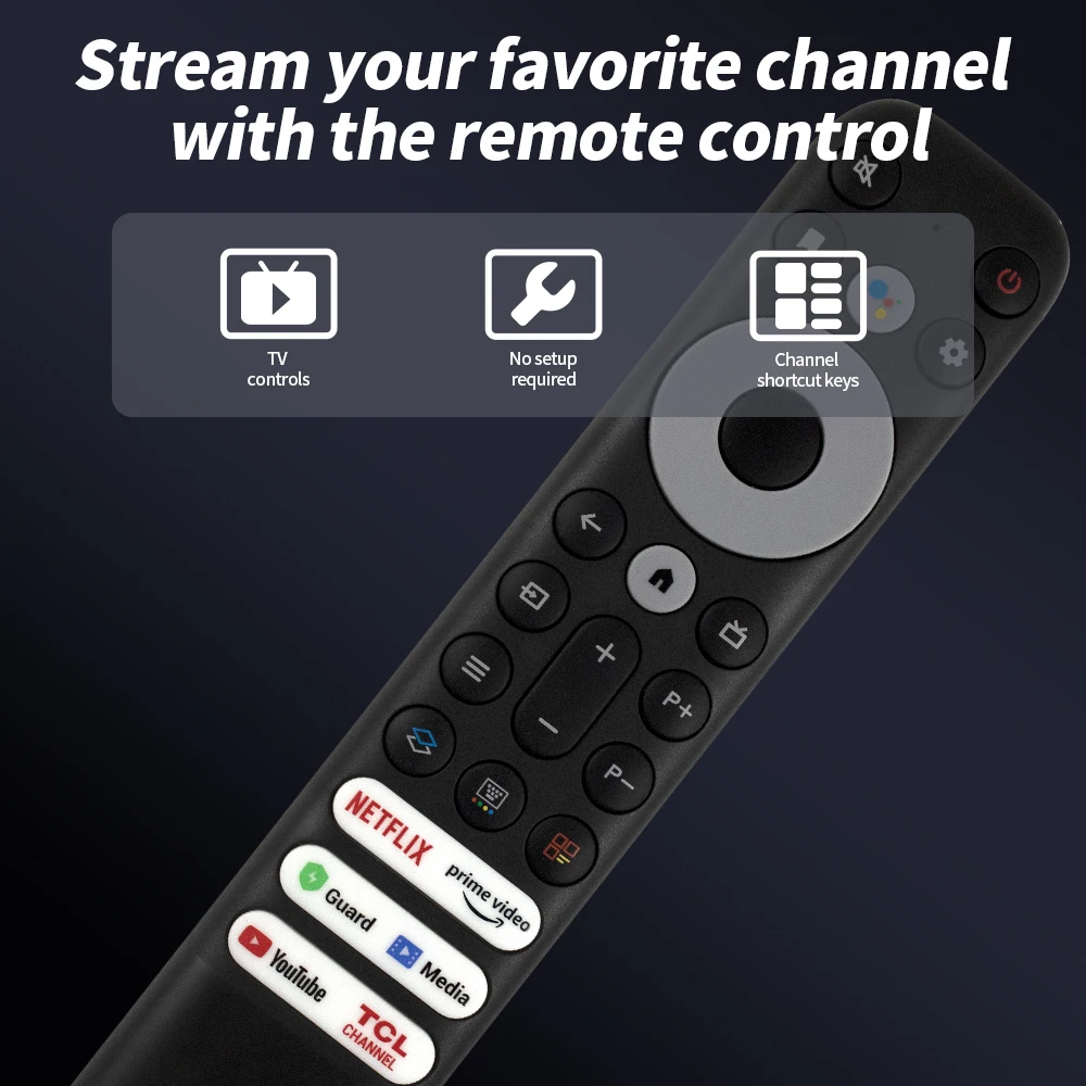 New Replacement IR RC902N FMR1 Remote Control Fit forTCL Android TV image 4