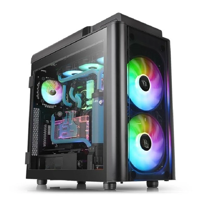 

Desktop computer mainframe case Tempered water-cooled game case