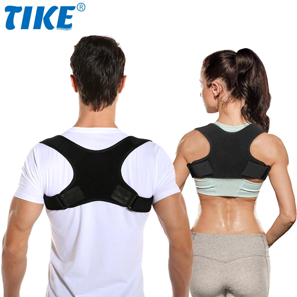 

TIKE Back Posture Corrector Belt Adjustable Clavicle Spine Back Shoulder Lumbar Posture Correction Women Men Back Straightener