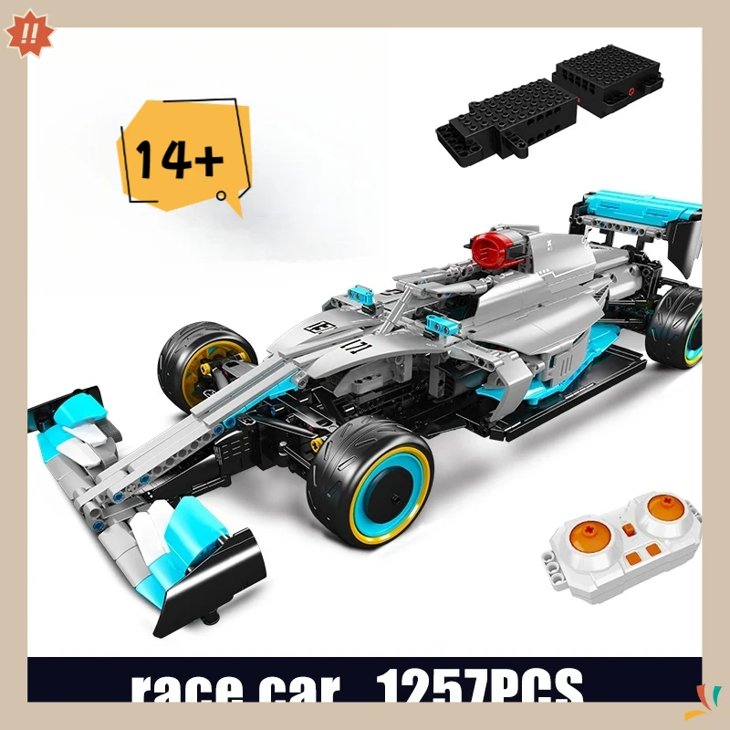 

Mould King 13171 Technical Car Toys The MOC Formula One Racing Car Building Block Assembly Car Model Brick Kids Christmas Gift