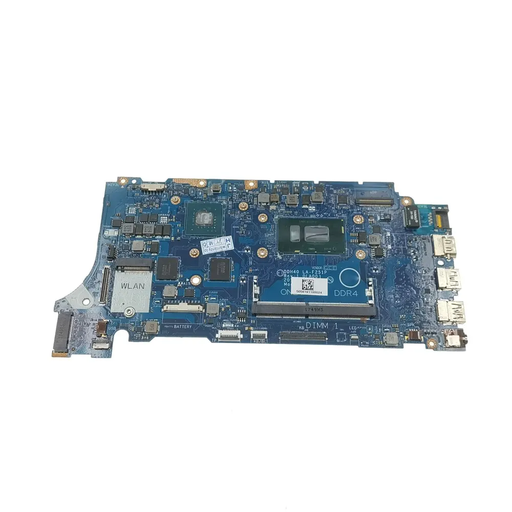 LA-F251P Motherboard for Dell Inspiron 7472 7572 Laptop Motherboard with I5-8250U I7-8550U CPU DDR4 100% Tested Working