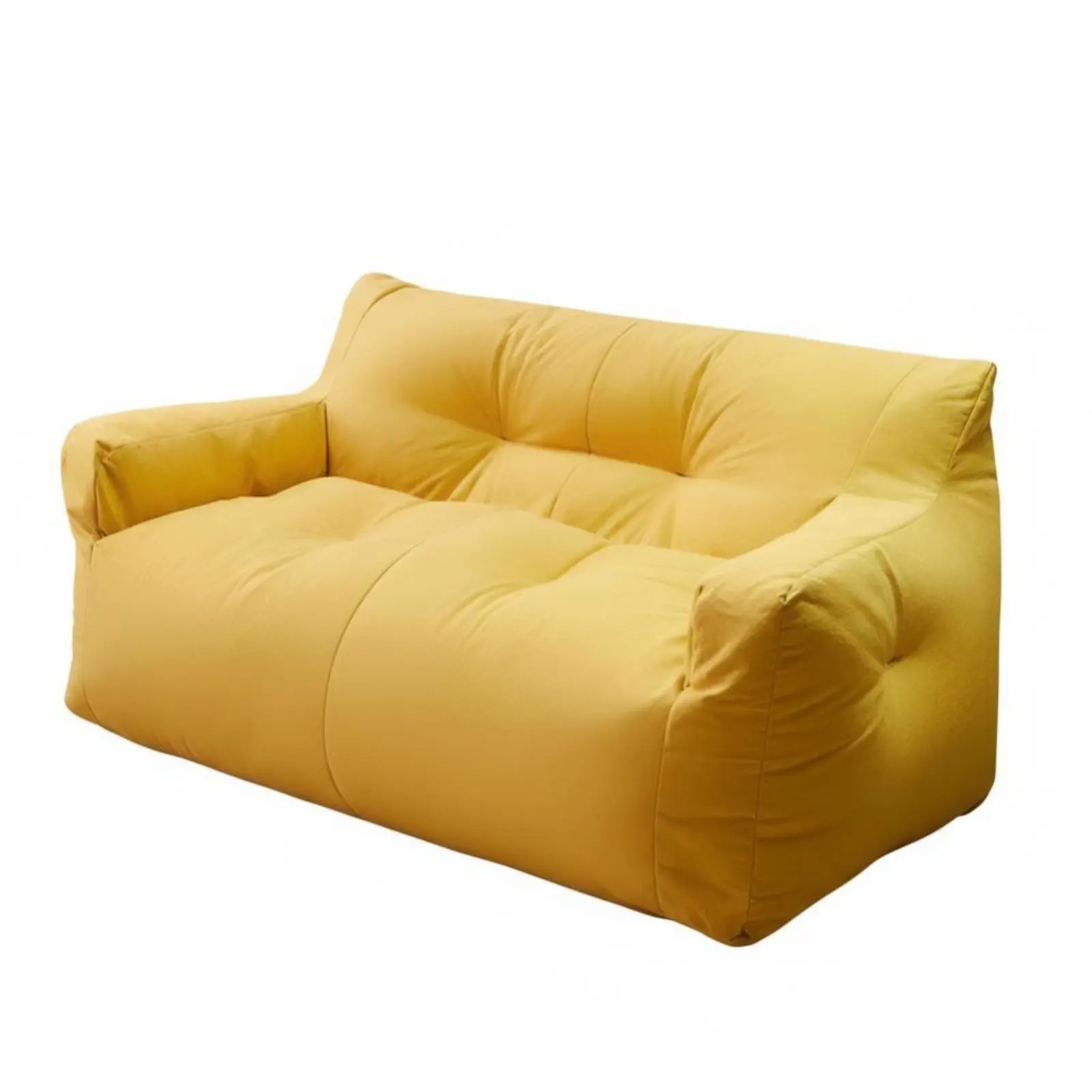Bean Bag Sofa, Nordic Minimalist Design, Double Seat, Removable Cover, EPS Filling, Ideal for Small Apartments, Bedrooms - view 5
