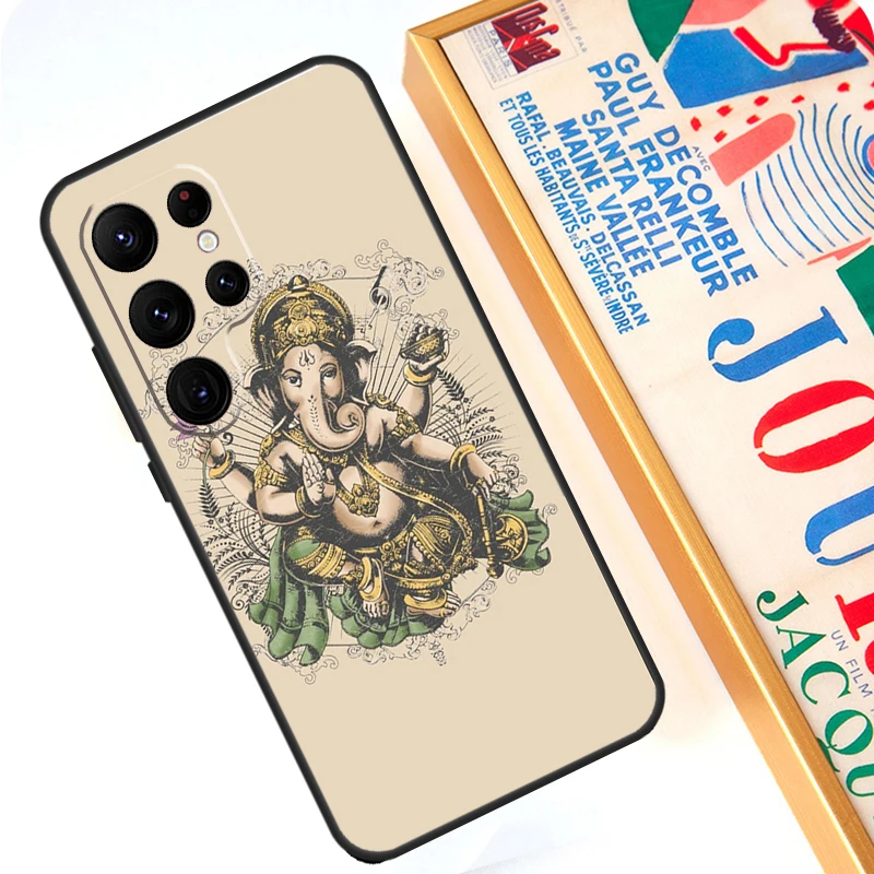 Lord Ganesha Case For Samsung Galaxy S23 Ultra S24 S22 S8 S9 S10 Plus Note 10 20 Ultra S20 S21 FE Cover