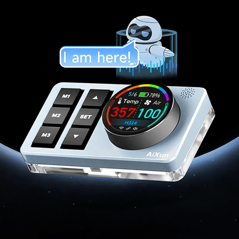 BS08 AI Voice Control Center Offline Voice Recognition Device Coordination Soldering Station Hot Air g un Power Control