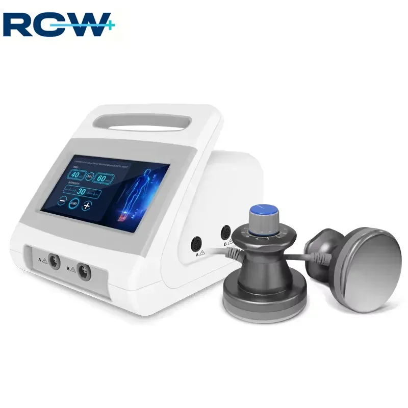 RCW New Pneumatic Shock Wave Therapy Ed Shockwave Therapy Device Machine Menstrual Period Pain Relief Heating Device With Ce